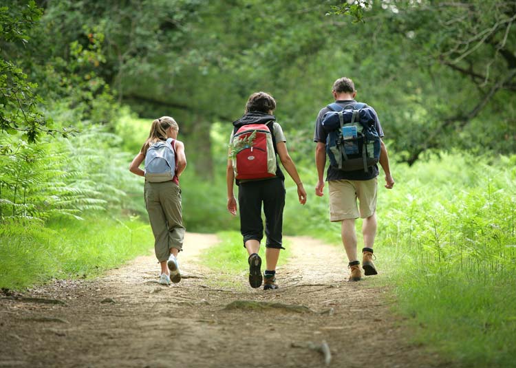 Familie beim Wandern © auremar - Fotolia.com Familie beim Wandern