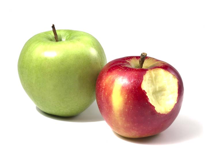 Zwei Äpfel © ccvision.de Zwei Äpfel