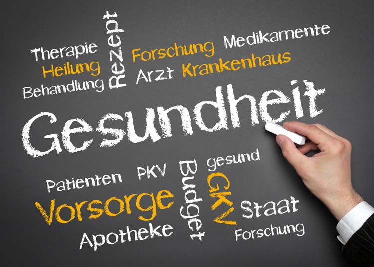 Grafik Wortwolke Gesundheit © N-Media-Images - Fotolia.com Grafik Wortwolke Gesundheit