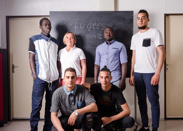 Flüchtlinge beim Integrationskurs © Frank Gärtner - Fotolia.com Flüchtlinge beim Integrationskurs