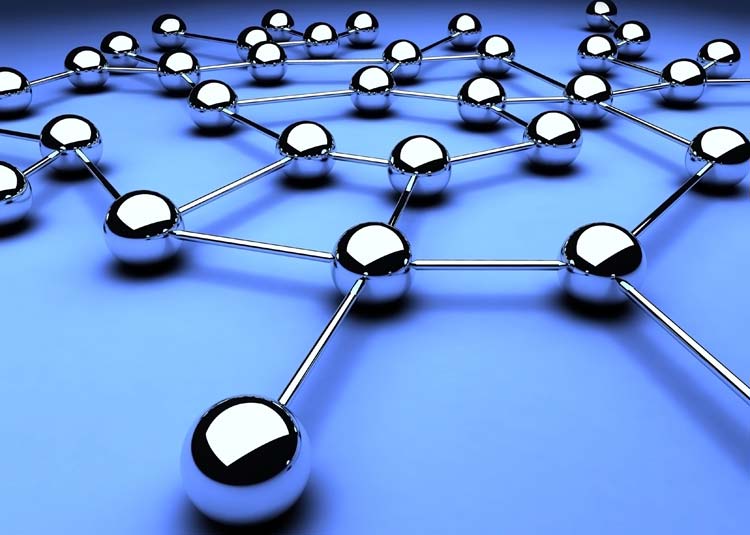 Grafik von vernetzten Kugeln © tom - Fotolia.com Grafik von vernetzten Kugeln