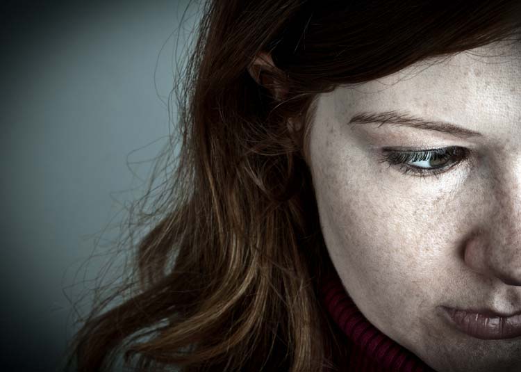 Traurige junge Frau © Rynio Productions - Fotolia.com Traurige junge Frau