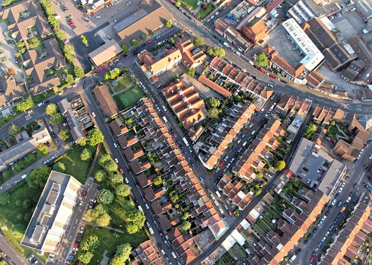 Stadtpanorama von oben © maryrose5 - Fotolia.com Stadtpanorama von oben